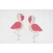 Homeroots 32" Pink And White Cotton Flamingo Bath Rug 635401 - alternate 2