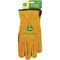 John Deere Mens XL Split Cowhide Leather Gold Driver Glove JD00004-XL - alternate 2