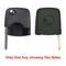 Aks Keys 1998 - 2002 VW Flip Key / Round Head / Id 48 FS-VW-05 - alternate 1