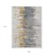 Homeroots 9' X 12' Ivory Charcoal And Silver Abstract Washable Indoor Outdoor Area Rug 582396 - alternate 5