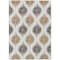 Homeroots 10' X 14' Chocolate And Ivory Ikat Washable Indoor Outdoor Area Rug 589091 - alternate 2