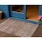Homeroots 3' X 5' Coral And Black Striped Washable Indoor Outdoor Area Rug 605765 - alternate 1