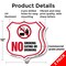Signmission No Smoking Shield Sign No Smoking Eating, 12 inch X 12 inch, Plastic Sign, 2PK SHI-P-2PACK-12-400 - alternate 2