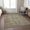 Homeroots 8' X 10' Brown Gray And Charcoal Oriental Washable Indoor Outdoor Area Rug 582059 - alternate 3