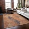 Homeroots 5' X 8' Orange Peach And Ruby Red Argyle Washable Indoor Outdoor Area Rug 613718 - alternate 4