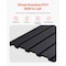 Vevor 8 x 4 ft Slat Wall Paneling PVC Black Garage Slatwall with Modular Design YLP-SS-8B-1 - alternate 4