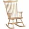International Concepts Solid Wood Rocker, Cherry R06-120 - alternate 1