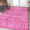 Jonathan Y Moroccan HYPE Boho Vintage Diamond Fuchsia/Ivory 8 ft. x 10 ft. Area Rug MOH101G-8 - alternate 4