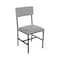 Bfm Seating Meghan Side Chair, Grade 4 Upholstered Seat & Back - Steel Frame - Sand Black Finish JS33CM2154-2154SB - alternate 1