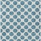 Homeroots 3' X 5' Teal Blue And Ivory Polka Dot Washable Indoor Outdoor Area Rug 614941 - alternate 3