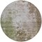 Homeroots 8' Brown And Green Round Abstract Washable Indoor Outdoor Area Rug 605514 - alternate 5