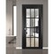 Sartodoors Solid Interior French, Felicia 3355 Matte Black with Clear Glass, Single Regular Panel Frame Trims FELICIA3355ID-BLK-3096 - alternate 3
