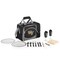 Picnic Time Family Of Brands NCAA Wake Forest Demon Deacons Malibu Cooler Picnic BasketBlack with Gray Accents 508-23-175-614-0 - alternate 2