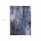 Homeroots 8' X 10' Blue And Ivory Abstract Washable Indoor Outdoor Area Rug 617653 - alternate 3