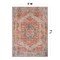 World Rug Gallery Red Vintage Style Rug - Washable, Non-Slip, Low Profile for Family and Dining Areas 5 ft x 7 ft WR170RED5X7 - alternate 4