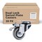 Powertec 3'' Dual Locking Swivel Casters & Polyurethane Gray Caster Wheels 220 Lbs Per Wheel, 20PK 17208-Case5N - alternate 1