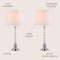 Jonathan Y Kinsley 28" Crystal LED Table Lamp, Clear/Chrome, 2PK JYL2052A-SET2 - alternate 3