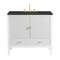 James Martin Vanities Myrrin 36" Vanity, Bright White, w/ 3 CM Phantome Eclos Top 485-V36-BW-3PHT - alternate 1