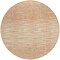 Homeroots 8' Salmon And Ivory Round Abstract Washable Indoor Outdoor Area Rug 587424 - alternate 2