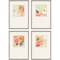 Homeroots Set Of Four Pastel Splash Silver Framed Print Wall Art, 4PK 526045 - alternate 1