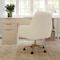 Martha Stewart Clara Upholstered Office Chair in Off White/Polished Brass CH-240231-1-CR-GLD-MS - alternate 4