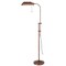 Homeroots 57" Rusted Adjustable Traditional Shaped Floor Lamp With Rust Square Shade 526225 - alternate 1