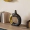 Uniquewise 13in Resin Ring Open Circle Design Vase Decorative Centerpiece with Artistic Style, Large QI004842.L - alternate 3
