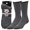Railroad Sock Mens Crew Socks, 50% Merino Wool, 35% Acrylic, 13% Nylon, 2% Spandex, Black, 6-12 M, 1 PR 2965 BK - alternate 1