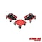 Extreme Max 5800.0228 V-Slides Snowmobile Dolly System - Steel, Red 5800.0228 - alternate 1