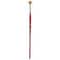 Princeton Velvetouch Fan Brush, Synthetic Bristles, Short Handle Mixed Media Paintbrush, Size 10/0, 3PK P3950FN100 - alternate 3