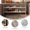 Flash Furniture 72 x 30 Stainless Steel Work Table-2 Undershelves NH-WT-GU-3072-GG - alternate 4