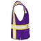 Dome75 Hi-Vis Safety Vest 4X/5X Class Non-ANSI/Enhanced Visibility , Zipper 6 Pockets, 2 Mic Tab DV2183 - alternate 3