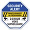Signmission Security Alert Private Property No, 10 Inch X 10 Inch, Aluminum Metal Signs OC-A-10-187 - alternate 1
