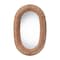 Bali & Pari Brisia Natural Rattan Mirror, Oval-shaped, Natural 260-14232-ZORO - alternate 1