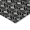 Homeroots 3' X 5' Black And Ivory Geometric Washable Indoor Outdoor Area Rug 596003 - alternate 4