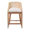 Bali & Pari Jasper Woven Seagrass Counter Stool, White Wash 265-14531-ZORO - alternate 3