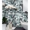 Apollo Tile Blue 10.8 in x 11.5 in Glass Glossy, Matte Floor and Wall Mosaic Tile 8.63 sqft/case, 10PK APLAHX8804A - alternate 3