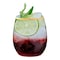 Smarty Had A Party 12 oz. Clear with Gold Elegant Stemless Plastic Wine Glasses (64 Glasses), 64PK 3712-CL-G-CASE - alternate 3