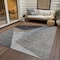 Homeroots 5' X 8' Taupe Beige And Gray Abstract Washable Indoor Outdoor Area Rug 582873 - alternate 5