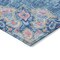 Homeroots 10' X 14' Blue Floral Medallion Washable Indoor Outdoor Area Rug 607847 - alternate 5