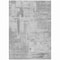 Homeroots 10' X 14' Gray And Off White Abstract Washable Indoor Outdoor Area Rug 609201 - alternate 4