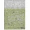 Homeroots 3' X 5' Fern Green And Silver Abstract Washable Indoor Outdoor Area Rug 632071 - alternate 4