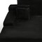 Homeroots 82" Black Corduroy Modular Sofa Chaise And Toss Pillows 634781 - alternate 6