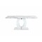 Homeroots 71" White Marble Pedestal Base Dining Table 383826 - alternate 1