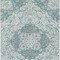 Homeroots 3' X 5' Teal Blue And Ivory Medallion Washable Indoor Outdoor Area Rug 617467 - alternate 4