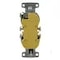 Hubbell Wiring Device-Kellems Straight Blade Receptacle, 5-15R, 15 A, 125V AC, 2 Pole, 3 Wire, Surface Mount, Grounded DR15STR - alternate 3