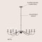 Jonathan Y Wicklow 40" 8-Light Bohemian Farmhouse Iron LED Chandelier, Oil Rubbed Bronze JYL7914A - alternate 3