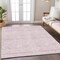 Homeroots 3' X 5' Pink And Ivory Southwestern Washable Indoor Outdoor Area Rug 593702 - alternate 5