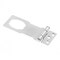 Prime-Line Door and Gate Safety Hasp Hinge Latch with Keyed Twist Knob Lock 3-3/4 inch with Screws Chrome U 117204 - alternate 4