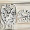 Homeroots 118" White Distressed Solid Wood Carved Floral Six Drawer Sideboard with Six Doors 642288 - alternate 4